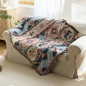 American Style Geometric <b>Sofa</b> Cover Cotton Polyester Washable Full Coverage <b>Sofa</b> <b>Slipcover</b> for Living Room Decor - Product Image 2