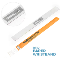 Bracelet Tyvek personnalisé avec numéro séquentiel | Papier en gros pour bracelet d'entrée de parc aquatique imperméable | Bande d'identification jetable 19*250mm