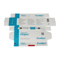 UV Advantage Boîte d'expédition kraft rigide ondulée pliante en papier recyclé gaufrage à fermeture éclair pour emballage médical expédition de chaussettes