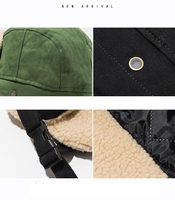 Chapeau de bombardier d'hiver à l'épreuve du froid Bonnet épais Casquettes russes Chapeau de pilote à oreillettes Ushanka Hommes Femmes Casquette Lei Feng