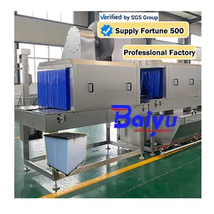 Baiyu Pallet Washer Dryer High Pressure Water Washing Plastic Pallet Washer Crate Washer Pallet Washing Machine