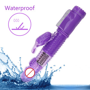 36 hız yapay penis vibratörler jöle kafa rotasyon tavşan vibratör - Product Image 5