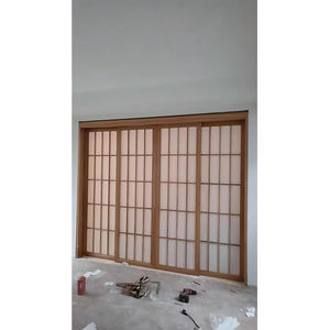 Portes coulissantes japonaises translucides chics pour la séparation des espaces de bureau à domicile - Product Image 1