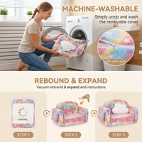 Canapé-lit pliant moderne et personnalisé pour enfant, fauteuil inclinable, mobilier pour bébé, ensemble canapé-chaise pour salon