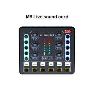 Giao diện âm thanh M8 <span class=keywords><strong>Pro</strong></span>-Máy trộn ghi âm phòng thu với card âm thanh để sản xuất âm nhạc & podcasting - Product Image 2