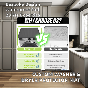 Bán Buôn Tùy Chỉnh Không Thấm Nước Silicone Bảo Vệ Hàng Đầu Mat Có Thể Giặt Bìa Cho Máy Giặt Và Máy Sấy Cho Bảng Sử Dụng - Product Image 5