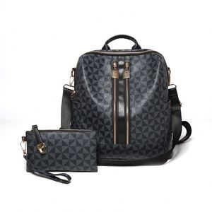 2025 Model Large-capacity Women's <b>Backpack</b> with Zipper. Made of PU Material. Suitable for Daily Use.1048 - Product Image 5