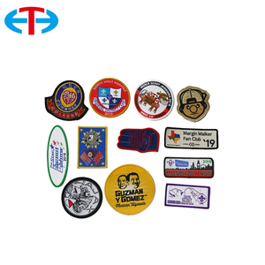 ملابس فاخرة مخصصة ، شعار مدرسة مطرز وشعار علامة تجارية مع حافة مقطوعة بالليزر للحقائب - Product Image 3