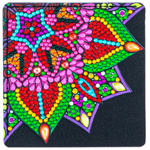 1 Stück DIY 5D Mandala Diamond Art Dreieck Leder Ecke Buch markierungen Lesezeichen Ärmel DIY Diamant Gemälde - Product Image 5