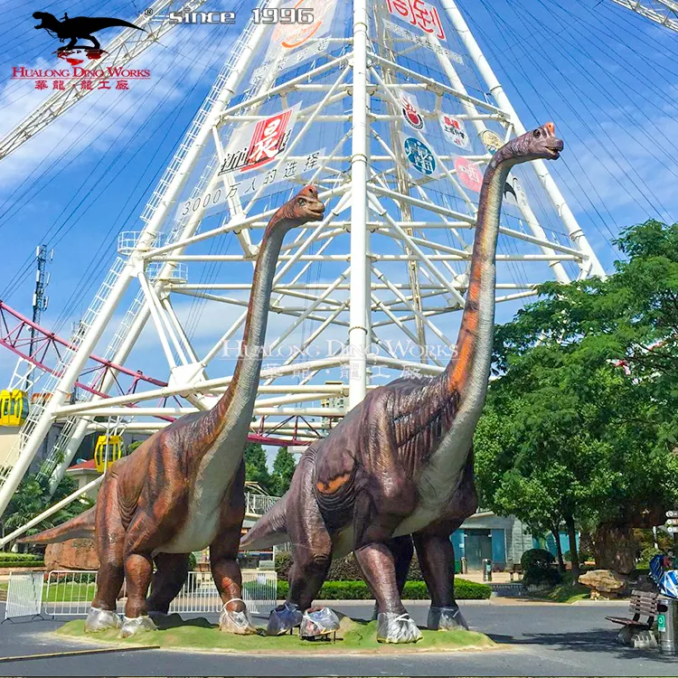 Big assemble animatronic dinosaur for outdoor theme park