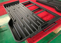 Rail coulissant de rangement en métal pour camionnette, palette portable d'extérieur, boîte à pousser-tirer