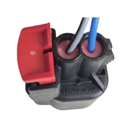 Conector Impermeable Genuino 334710206 de 2 Vías con CPA Rojo para Molex Ford F150 Raptor, Carcasa Sellada de 2 Pines