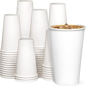 แก้วกาแฟกระดาษพิมพ์ลายตามสั่งแบบใช้แล้วทิ้ง ขนาด 4 ออนซ์/8 ออนซ์/10 ออนซ์/12 ออนซ์/16 ออนซ์/20 ออนซ์ พร้อมฝาปิด - Product Image 1