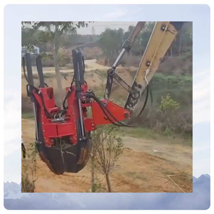 Skid Steer Attachmentstree Excavator Tree Spade for Transplanting Trees ...