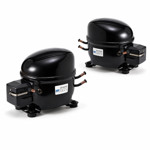 Compresseur de réfrigération noir avec raccords en tube de cuivre pour mini-réfrigérateur, congélateur et équipement de refroidissement - Product Image 4