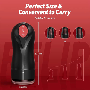 Mesin Seks Oral Multifungsi untuk Pria, Pemijat Glans <span class=keywords><strong>Penis</strong></span>, Getaran Berputar, Mode Pengencangan, Stimulator Orgasme - Product Image 5