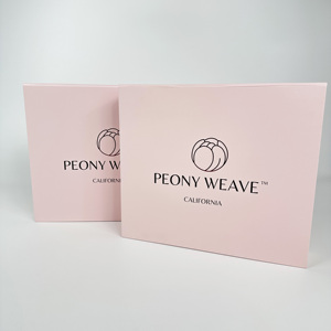 Hotsale Custom Logo Luxury Pink <b>Foldable</b> Magnetic Gift <b>Box</b> for Clothing Packaging - Product Image 5