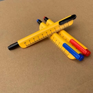 Marcador de suelo de madera para carpintería, trazador de <span class=keywords><strong>dibujo</strong></span>, herramienta de construcción, lápiz mecánico de agujero profundo, lápiz de carpintería con afilador - Product Image 5