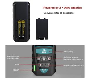 लेजर माप 165 फीट डिजिटल लेजर दूरी मीटर - Product Image 3