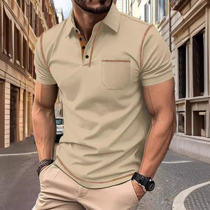 Maglietta con colletto da uomo con <span class=keywords><strong>Polo</strong></span> a maniche corte da uomo con Top Top blased Top blased camicie Casual - Product Image 1