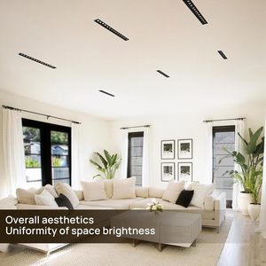 Scon có thể điều chỉnh <span class=keywords><strong>Led</strong></span> tuyến tính Downlight, 15 Wát 3000K, chúng tôi Cổ Phiếu không có thuế quan, chống chói, Dimmable (TRIAC/0-10V), CRI 90 - Product Image 1