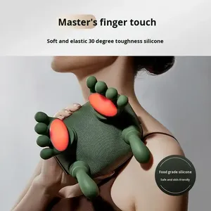 Neck Shoulder Massager with Heat Infrared Therapy USB Rechargeable Lithium Battery Simulating Manual Massage for Pain Relief - Product Image 1