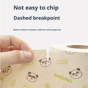 Wholesale Eco-Friendly Bamboo Toilet Paper Disposable 1/2/3/4 Ply Tissue Paper Natural OEM Gsm <b>Cheap</b> Price Rolling Core - Product Image 3