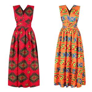 Abito da discoteca a mezza lunghezza con stampa digitale, taglie grandi irregolari, vari modi di indossare, con spacchi laterali, per donna - Product Image 1
