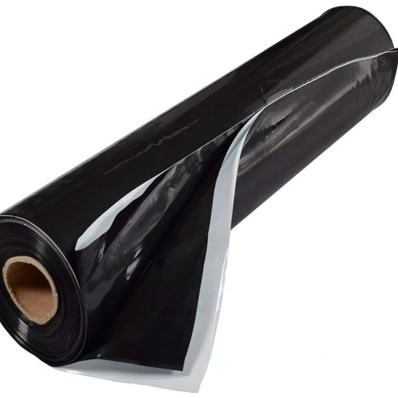 5,5mil Грибовидная полиэтиленовая пленка для панды, ультрафиолетовая обработанная 200 микрон, светоотражающая черно-белая пленка для теплицы