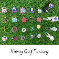 Meilleur prix, différents modèles, marqueurs de balle de golf originaux, accessoire de golf, marqueur de balle de golf personnalisé avec logo, métal