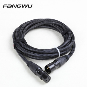 Mini <span class=keywords><strong>Cable</strong></span> trenzado de alta gama, 10M, 100M, 25 pies, rojo y <span class=keywords><strong>blanco</strong></span>, <span class=keywords><strong>Cable</strong></span> de bobina XLR Roll - Product Image 2