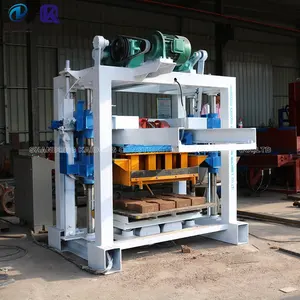 Low Cost Small Manual Hand Operated Press Concrete Cement Hollow Block Making Machine Interlocking Brick Making Machine Price