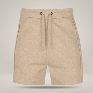 Shorts Bermuda Homme Taille Mi-Haute avec Cordon de Serrage 100% Coton Couleur Unie Décontracté Respirant Tricoté - Product Image 3