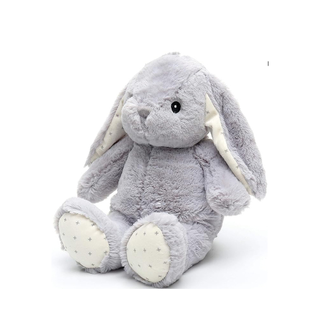 Easter Decoration Cute Baby Stuffed Bunny Plush Toys Grey Bunny Rabbit Soft Toy