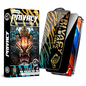 0,33 película de teléfono libre de polvo 2.5D vidrio templado transparente Hd Anti Spy estático Protector de pantalla para Samsung Galaxy <span class=keywords><strong>S</strong></span> <span class=keywords><strong>23</strong></span> S24 Ultra - Product Image 1