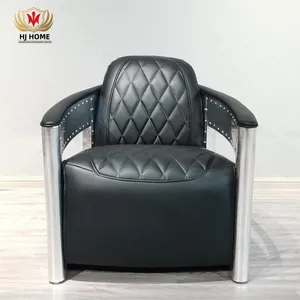 Hj nhà tùy chỉnh sofa đơn công nghiệp kim loại phòng chờ ghế bành cổ điển Aviator đau khổ ghế