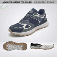 Semelle extérieure personnalisée légère en EVA+TPR+TPU ; Composants stabilisateurs multicouches pour chaussures de course – Vente en gros de haute qualité