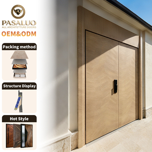 Portes <span class=keywords><strong>d</strong></span>'entrée extérieures résidentielles en <span class=keywords><strong>aluminium</strong></span> élégantes et abordables pour villas, modèle 2026 OEM PSL - Product Image 1