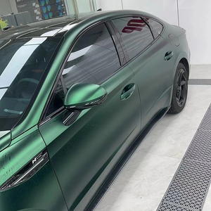 ฟิล์ม TPU ป้องกันรอยขีดข่วนสำหรับรถยนต์, ฟิล์มผ้าซาตินสีเขียวพิษสีเขียวบำบัดด้วยตนเอง1.52*15ม. - Product Image 3