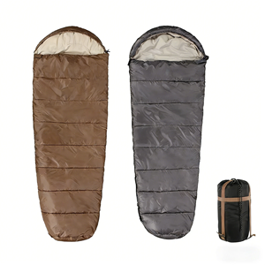 Sac de couchage mummy personnalisé 4 saisons ultraléger en fibres creuses <span class=keywords><strong>écologique</strong></span>s, imperméable, pour camping et randonnée par temps froid, individuel - Product Image 1