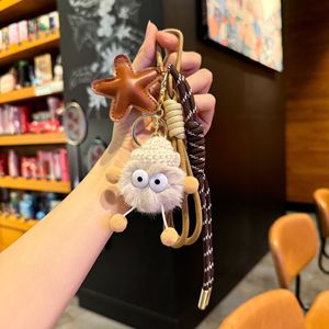 <span class=keywords><strong>Kawaii</strong></span> Anime elfe en peluche porte-clés doux porte-clés sac à dos pendentif à breloque à la mode voiture pompon accessoires pour femmes - Product Image 4