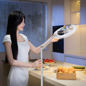 Anneau lumineux de bureau avec support pour enregistrement vidéo Support flexible pour ordinateur portable Zoom Réunion, Streaming Photographie - Product Image 1