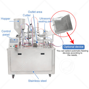 Machine de remplissage et de scellage à chaud pour tubes en aluminium, crème, ail, chocolat, alimentaire, pour tubes en plastique - Product Image 2