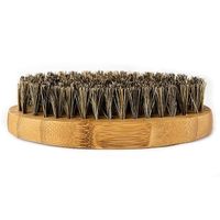 Brosse à barbe en bambou à poils de sanglier pour hommes Offre Spéciale avec logo personnalisé Brosse en bois pour barbe et moustache