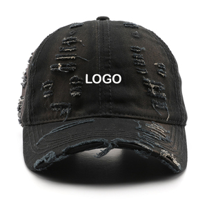 Retro nữ mùa xuân mùa thu Bông rửa lỗ hip hop mũ bóng chày ngoài trời nam du lịch chống nắng tùy chỉnh Mũ CHA - Product Image 2