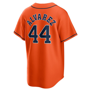 Camisetas de Béisbol Cosidas para Hombre, Versión sin Estampado, 27 <span class=keywords><strong>Jose</strong></span> Altuve, 44 Yordan <span class=keywords><strong>Alvarez</strong></span>, 3 Jeremy Pena, Tallas S-3XL - Product Image 5
