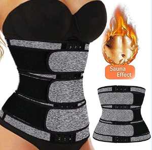 Ceinture amincissante pour femmes Corset ceinture amincissante pour le ventre et le corps 3 sangles réglables pour la compression <span class=keywords><strong>de</strong></span> la taille. - Product Image 2