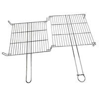 Outils de barbecue DaS pour l'extérieur, panier de barbecue extra-large à pieds hauts, grille multifonctionnelle pour steak et légumes