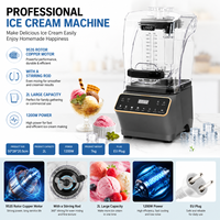 Hoge kwaliteit sapcentrifuge met keukenmachine-combo, snelheidsregeling, 8 vooraf ingestelde menu's voor smoothies, ijsknippen en puree.