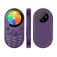 Teléfono Móvil I15 Mini Oval 2G con Doble SIM GSM, Pantalla de 1.39 Pulgadas, Marcación Rápida, Voz Mágica, Lista Negra, Radio FM, Sonido Potente, Portátil